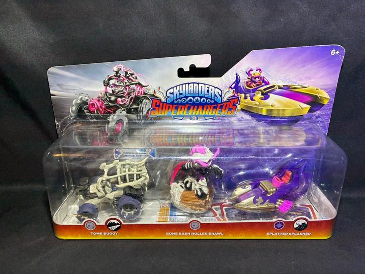 Skylanders Superchargers Bone Bash Roller Brawl tripple pack, Spelcomputers en Games, Games | Overige, Zo goed als nieuw, Avontuur en Actie