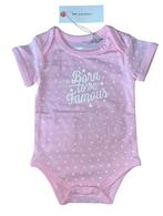 Nieuwe Born to be Famous romper maat 56, Nacht- of Onderkleding, Meisje, Nieuw, Ophalen of Verzenden