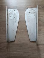 Zonnescherm verlengde kapsteunen, Tuin en Terras, Zonneschermen, 150 tot 300 cm, Ophalen of Verzenden, Zo goed als nieuw, Knikarmscherm