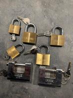 Partij ABUS hangsloten Nieuw&Gebruikt, Ophalen, Zo goed als nieuw, IJzer, Slot