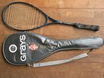 Squashracket. Grays. Met hoes., Sport en Fitness, Squash, Ophalen of Verzenden, Zo goed als nieuw, Racket, Met hoes