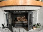 Gietijzeren inbouw houtkachel met ventilator, Huis en Inrichting, Kachels, Ophalen, Gebruikt, Houtkachel, Inbouw
