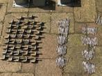 RVS vlechtschermsteun, schermsteun, 42x + RVS schroeven, Ophalen, Gebruikt
