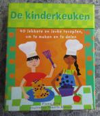 kookkaarten kinderen - De Kinderkeuken - 40 receptkaarten, Ophalen of Verzenden, Zo goed als nieuw