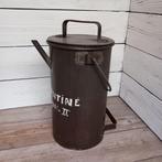 Vintage metalen oliekan, mooi patina, goed onderhouden., Ophalen of Verzenden