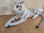Grote witte tijger knuffel - 80 cm, Ophalen, Overige typen