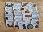 25 zakjes x10 slaglabels voor sieraden goudkleurig, Ophalen of Verzenden, Nieuw