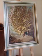 Sfeervol schilderij C.J.F Meuwese - Eend in Landschap, Ophalen of Verzenden