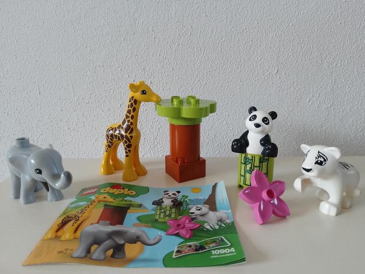 Duplo 10904 Babydieren, Kinderen en Baby's, Speelgoed | Duplo en Lego, Zo goed als nieuw, Duplo, Complete set, Ophalen of Verzenden