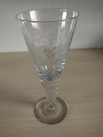 Antieke gegraveerde bokaal (quartz kristal) 30cm, Ophalen