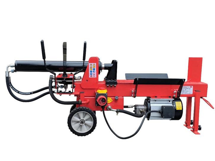 houtklover, kloofmachine, kliefmachine, houtkliever 8TO, Tuin en Terras, Kloofmachines, Nieuw, Liggend, Elektrisch, Ophalen of Verzenden