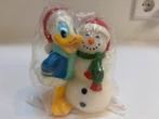 Vintage Disney Kaars Donald Duck & Sneeuwpop, Ophalen of Verzenden, Donald Duck, Nieuw, Overige typen