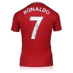 Manchester United 22/23 Thuis Shirt Gesigneerd door Ronaldo, Shirt, Ophalen of Verzenden, Zo goed als nieuw, Buitenlandse clubs