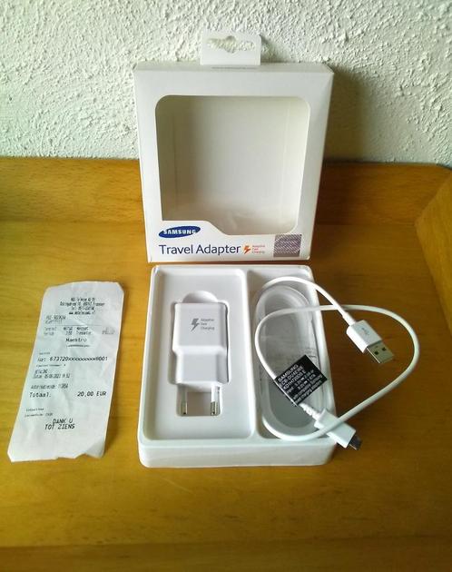 Samsung lader snellader adapter Micro-USB origineel, Telecommunicatie, Mobiele telefoons | Telefoon-opladers, Nieuw, Samsung, Ophalen of Verzenden