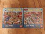 2x that's life puzzel, Gebruikt, 500 t/m 1500 stukjes, Legpuzzel, Ophalen