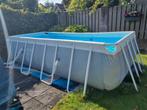 Intex prism frame zwembad 4 x 2 x 1 meter, Tuin en Terras, Zwembaden, Ophalen, Gebruikt, 200 tot 300 cm, 80 tot 120 cm