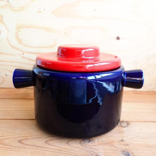 Huizen Holland Utrecht dekschaal blauw rood hoog, Huis en Inrichting, Keuken | Servies, Zo goed als nieuw, Schaal of Schalen, Overige stijlen