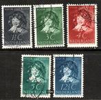 NEDERLAND | 1937 | NVPH 300-304 | Gestempeld, Verzenden, T/m 1940, Gestempeld