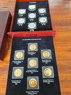 Zwaar verzilverde en zwaar vergulde munten koninklijkhuis, Postzegels en Munten, Verzenden, Goud