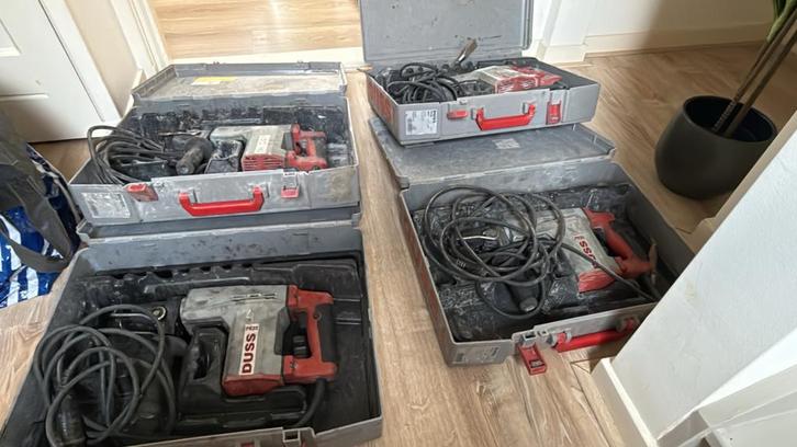 Duss Hakhamers PK35 & PK45 (2022) - Defect, Doe-het-zelf en Verbouw, Gereedschap | Boormachines, Gebruikt, Boor- en/of Breekhamer