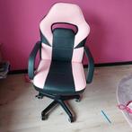 Gaming bureaustoel zwart-roze (junior) NIEUW, Huis en Inrichting, Bureaustoelen, Ophalen, Gaming bureaustoel, Zwart, Nieuw