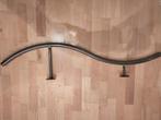 Kapstok messing/staal 120 cm - incl. 6 hangers en 6 haken, Ophalen of Verzenden, Zo goed als nieuw, Metaal, Wandkapstok