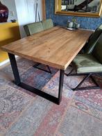 Eettafel, Huis en Inrichting, Tafels | Eettafels, Ophalen, Gebruikt, 50 tot 100 cm, Vijf personen of meer