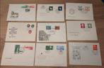 DDR - FDC 9 stuks eind jaren 50, Postzegels en Munten, Postzegels | Europa | Duitsland, DDR, Verzenden, Gestempeld