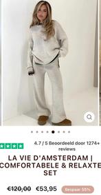 Heerlijk warm huispak maat s/m, Kleding | Dames, Huispakken, Ophalen of Verzenden, Zo goed als nieuw, Maat 36 (S), Beige