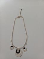 MKM Design Ketting met Hangers, Sieraden, Tassen en Uiterlijk, Kettingen, Ophalen, Overige materialen, Zilver, Gebruikt