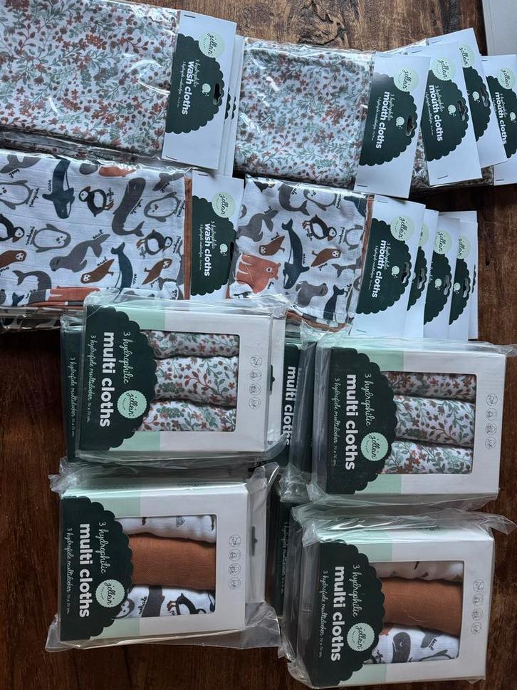 Jollein Babytextiel Pakket - Dekentjes, Badcapes & Meer!, Kinderen en Baby's, Dekens, Slaapzakjes en Inbakerproducten, Nieuw, Deken