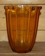 Josef Inwald Amber Art Deco Vaas, mooi model!, Ophalen of Verzenden