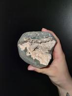 Sculptuur van heulandiet met calciet, Ophalen of Verzenden