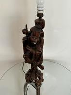 Chinees antieke houten lamp eind 19de/begin 20ste eeuw, Ophalen of Verzenden