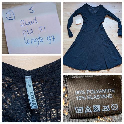 Cora Kemperman zwarte kanten jurk S, Kleding | Dames, Gelegenheidskleding, Zo goed als nieuw, Galajurk, Maat 34 (XS) of kleiner