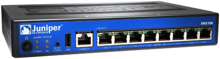 0025 - Juniper Networks SRX100 Secure Services Gateway Secur, Computers en Software, Netwerk switches, Gebruikt, Ophalen of Verzenden