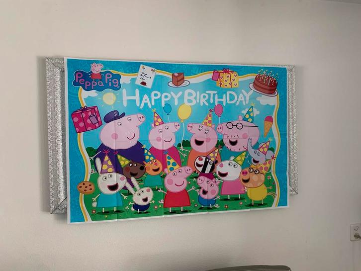 Peppa Pig Verjaardag Versiering, Hobby en Vrije tijd, Feestartikelen, Nieuw, Versiering, Verjaardag, Ophalen
