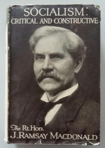 Socialism critical and constructive - J. Ramsay MacDonald beschikbaar voor biedingen