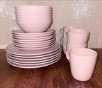 Roze IKEA Servies - Borden, Kommen, Mokken, Gebruikt, Ophalen of Verzenden, Effen, Aardewerk