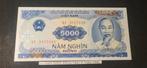 Vietnam 5000 Dong  1991 P108a UNC, Ophalen of Verzenden, Los biljet