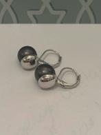 Zilverkleurige Astrelle Oorbellen met Donker grijze  Parel, Sieraden, Tassen en Uiterlijk, Oorbellen, Overige materialen, Hangers