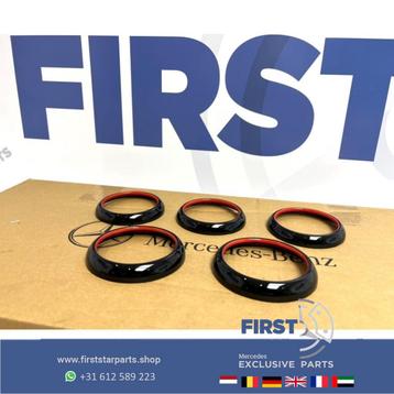 RODE AMG LUCHTROOSTERS voor Mercedes W176 W117 W156 A45 CLA4 beschikbaar voor biedingen