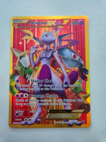 Mewtwo EX (164 Secret Full Art) 164/162 Breakthrough Holo beschikbaar voor biedingen