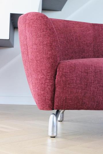 Leolux pupilla 2,5-zits bordeaux rood beschikbaar voor biedingen