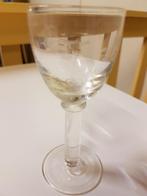 Gegraveerd wijnglas 11 x 4,7 cm, Ophalen of Verzenden
