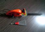 Kibani heggenschaar + Wolf-Garten bladharkje, Tuin en Terras, Ophalen of Verzenden, Gebruikt, Elektrisch