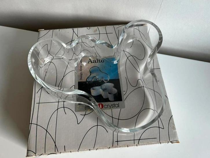 Iittala Nuutajärvi Fins Design Schaal Aalto 19,5 x15,5 cm, Huis en Inrichting, Woonaccessoires | Schalen en Manden, Zo goed als nieuw