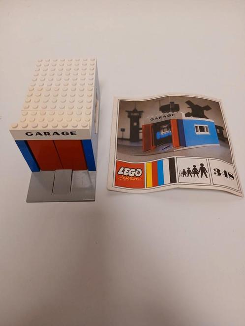 Lego garage 348 met boekje vintage lego, Kinderen en Baby's, Speelgoed | Duplo en Lego, Gebruikt, Ophalen of Verzenden