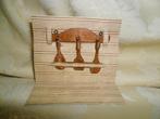 oud houten miniatuur lepelrekje decoratie poppenhuis, Verzenden, Zo goed als nieuw, Poppenhuis