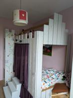 Meisjes bed, Kinderen en Baby's, Kinderkamer | Stapelbedden en Hoogslapers, Ophalen, Zo goed als nieuw, Halfhoogslaper